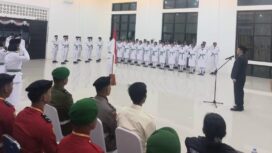 Pengukuhan paskibraka Toraja Utara