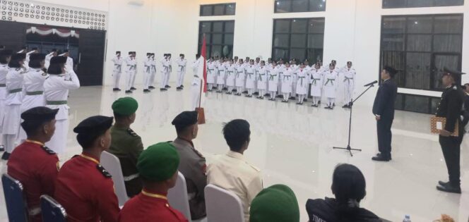 
					Pengukuhan paskibraka Toraja Utara