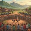 Ilustrasi judi sabung ayam
