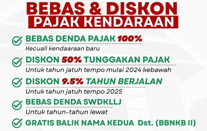
					Kabar Gembira! Bapenda Sulsel Kembali Gelar Pembebasan Denda dan Diskon Pajak Kendaraan