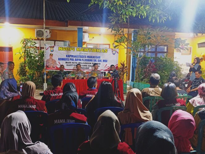 
					Ngopi Kamtibmas, Cara Humanis Polrestabes Makassar Jaga Kondusivitas Wilayah