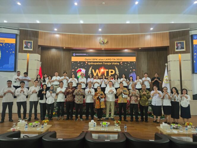 
					Raih WTP 11 Kali Beruntun, Bupati Torut: Ini Standar Tata Kelola, Bukan Prestasi Luar Biasa