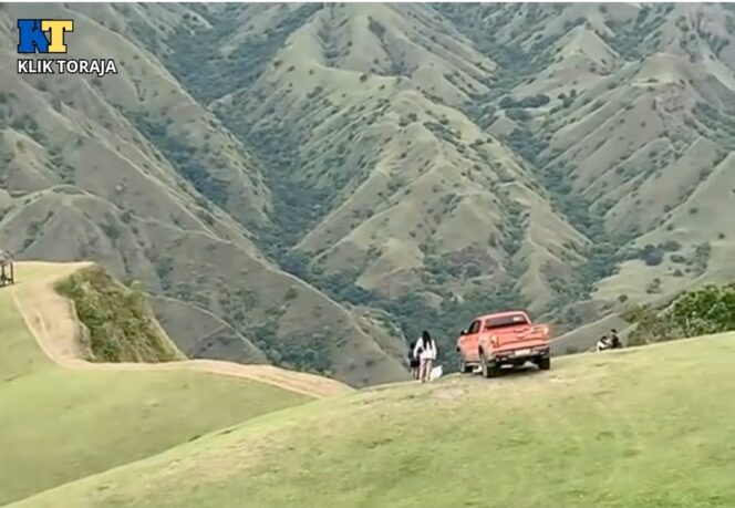 
					Mobil Pikap Masuk Padang Rumput Ollon, Warganet Khawatir Keindahan Wisata Tana Toraja Rusak