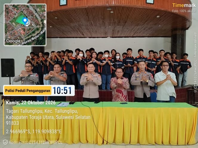 
					Polisi Peduli Pengangguran, Kapolres Toraja Utara Kunjungi SMK Kristen Tagari dan UPTD BLK Toraja Utara