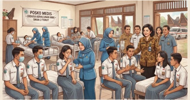 
					Breaking News: Puluhan Siswa dan Guru SMAN 3 Torut Diduga Keracunan MBG, Cabdisdik Sulsel Turun Tangan